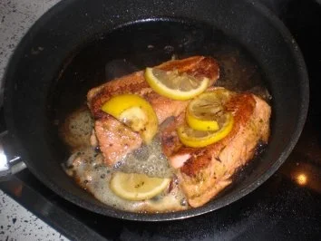 Rezept: Lachsforelle mit feinem Gemüse Bild Nr. 3 Lachsforelle mit feinem Gemüse - Rezept - Bild Nr. 3