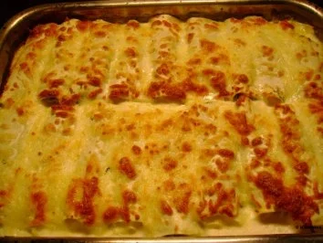 Rezept: Fisch: Spinat Cannelloni Bild Nr. 6 Fisch: Spinat Cannelloni - Rezept - Bild Nr. 6