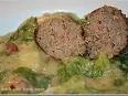 Frikadellen mit Kartoffeln und Endiviensalat - Rezept