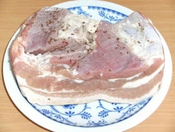 Wursten: Schweinebauch, gepökelt und gekocht - Rezept - Bild Nr. 3