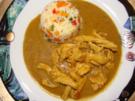Geflügel :  -Hähnchenbruststreifen ,,Goa"- - Rezept