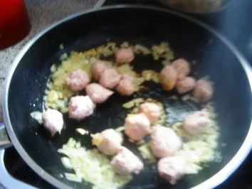 Blumenkohlpasta mit Bratwurst - Rezept - Bild Nr. 7