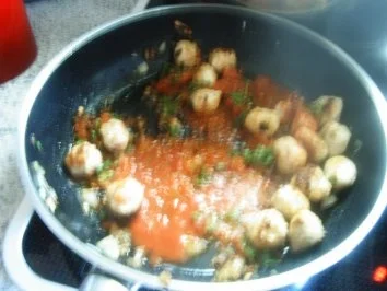 Blumenkohlpasta mit Bratwurst - Rezept - Bild Nr. 8