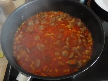 Bratwurstpfanne - Rezept