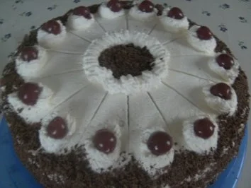 Rezept: Schwartwälder-Kirschtorte- Schwartwälder-Kirschtorte- - Rezept