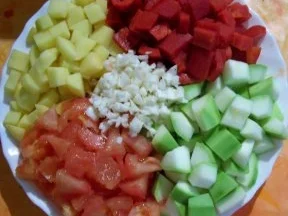 Rezept: Kochen: Gemüseeintopf "Mittelmeer" Bild Nr. 3 Kochen: Gemüseeintopf "Mittelmeer" - Rezept - Bild Nr. 3