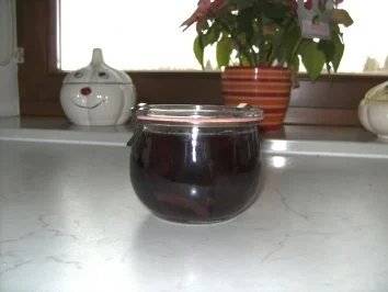 Rotweinzwetschken - Rezept