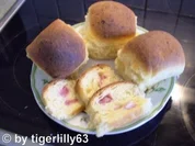 Rohrnudeln mit Erdbeerfüllung - Rezept