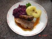Fleisch : Rinderbraten mit Senfkruste - Rezept