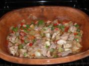 Fleisch: Gulasch aus dem Römertopf - Rezept