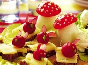 Tiere im Salatbeet - Rezept