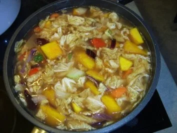 Rezept: Wirsing-Kürbiscremsuppe Thai Style Bild Nr. 6 Wirsing-Kürbiscremsuppe Thai Style - Rezept - Bild Nr. 6