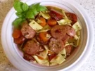 Nudeleintopf mit Cabanossi - Rezept