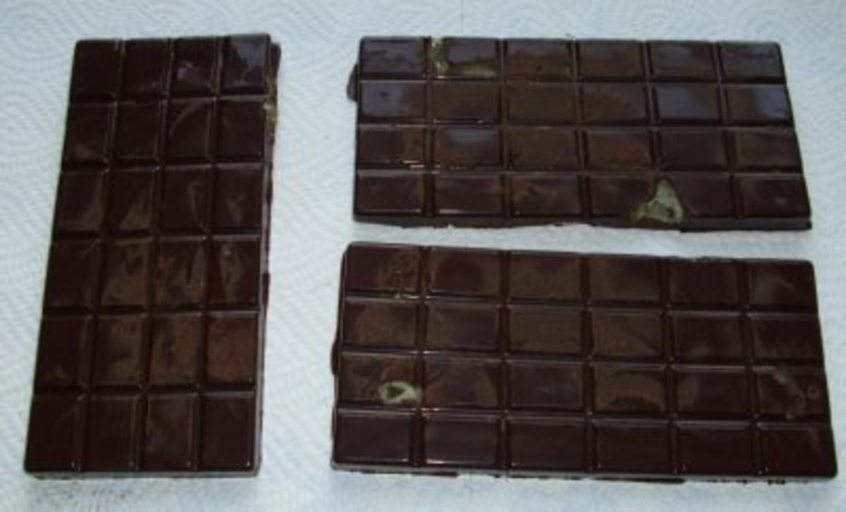 Schokolade mit Ingwer-Marzipan - Rezept