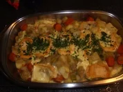 Aufläufe: Gemüse mit Esromkäse - Rezept