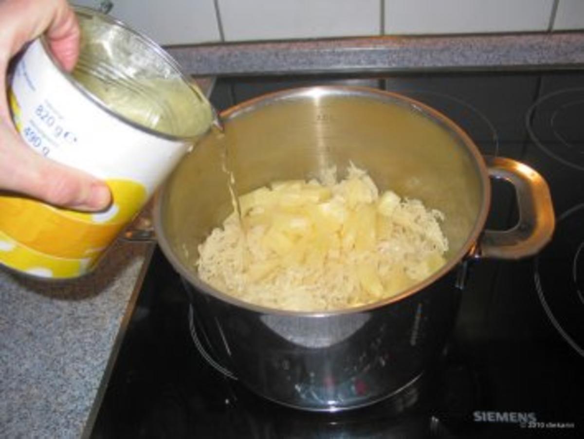 Schwarzwälder Schäufele mit Ananas- Kraut - Rezept - Bild Nr. 3