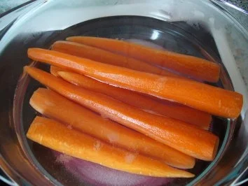 zartes Gemüse mit  Rosmarinkartoffeln und Putenschnitzel - Rezept - Bild Nr. 8