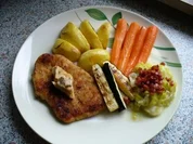 zartes Gemüse mit  Rosmarinkartoffeln und Putenschnitzel - Rezept