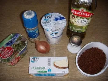 Sahne-Käse-Kräuter-Soße zu Käsemaultaschen oder Pasta - Rezept - Bild Nr. 2