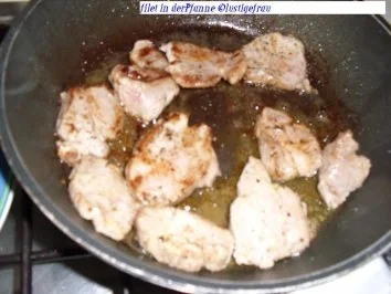 Rezept: SChwäbisches Schweinefilet mit Pilzen Bild Nr. 3 SChwäbisches Schweinefilet mit Pilzen - Rezept - Bild Nr. 3