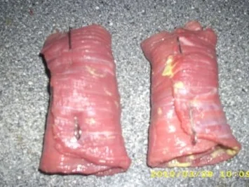 Rinderrouladen mit neuen Kartoffeln Spargel und Bohnen - Gurkensalat - Rezept - Bild Nr. 2