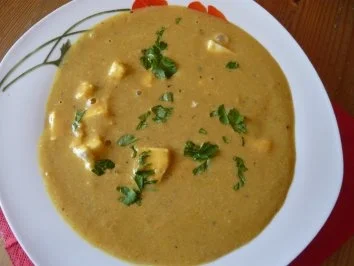 Kokos-Karotten-Ingwersuppe mit Feta - Rezept - Bild Nr. 2