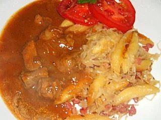 Rezept: Sauerkraut - Schupfnudel - Pfanne Sauerkraut - Schupfnudel - Pfanne - Rezept