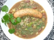 Rezept: Wachtelbohnensuppe mit Hack Wachtelbohnensuppe mit Hack - Rezept