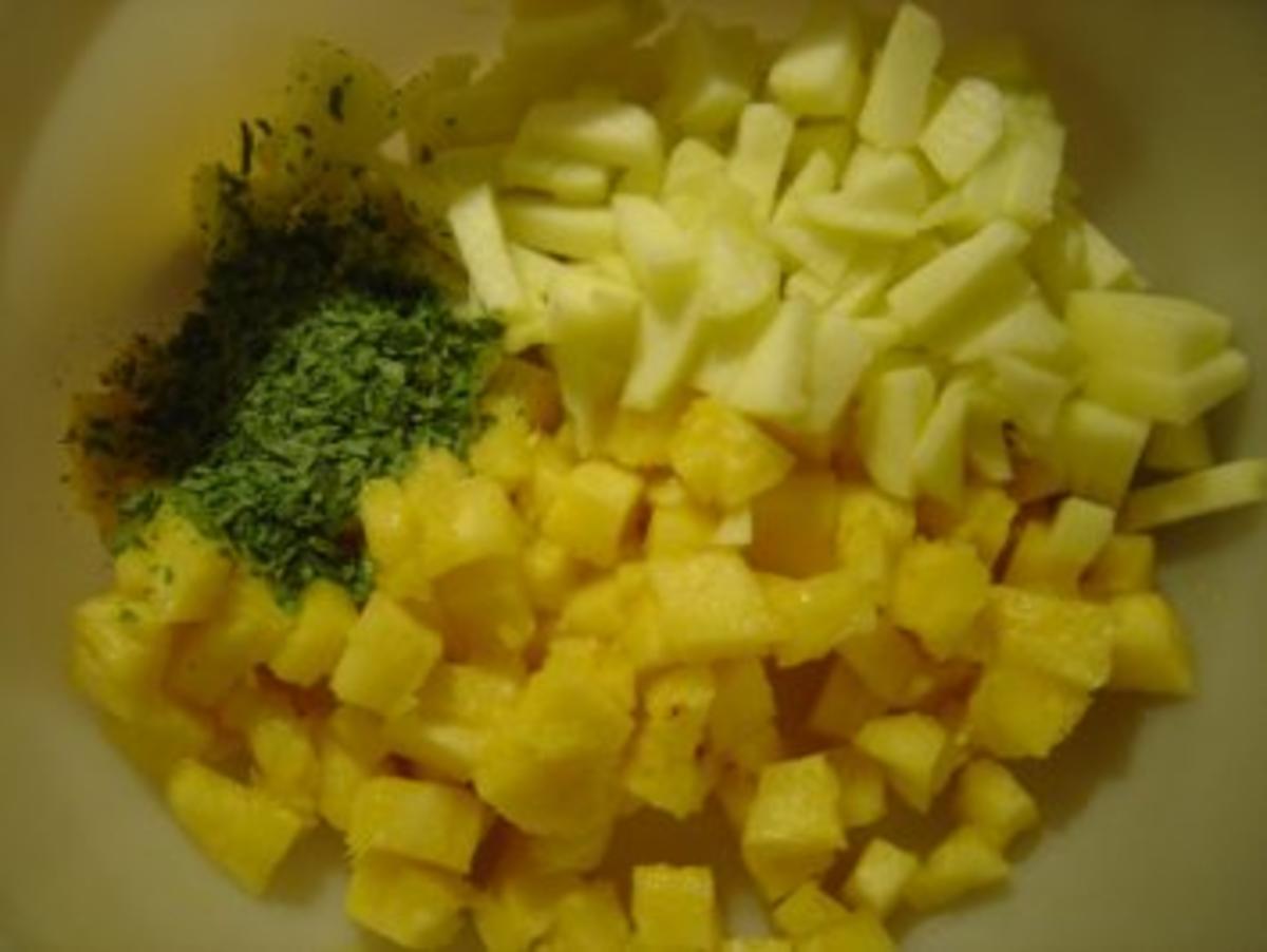 Ananas-Möhren-Apfelsalat - Rezept - Bild Nr. 3
