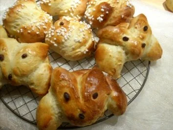 Oster-Frühstücks-Hasenbrötchen - Rezept - Bild Nr. 2