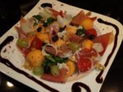 Fruchtiger Schinken-Melonen-Salat - Rezept