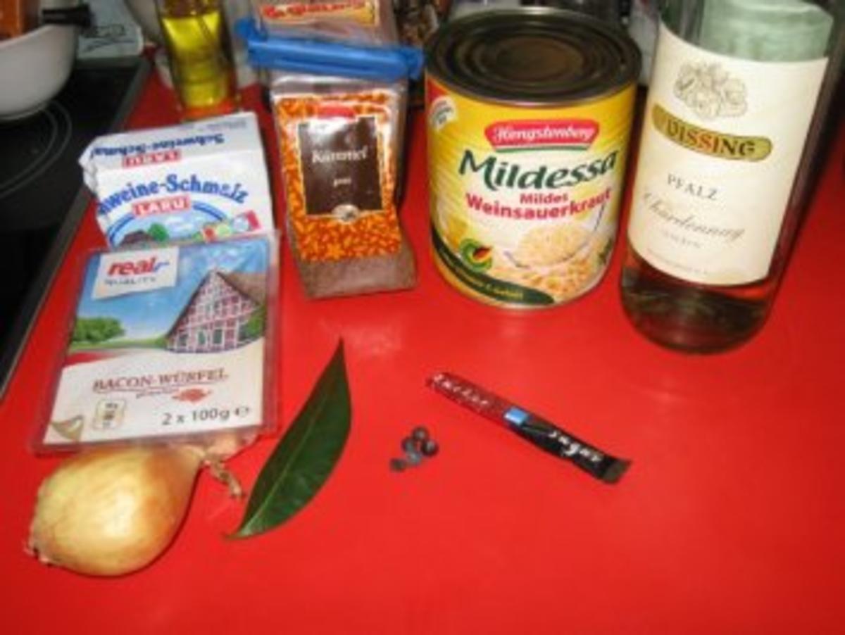 Solberrippchen auf Sauerkraut - Rezept - Bild Nr. 2