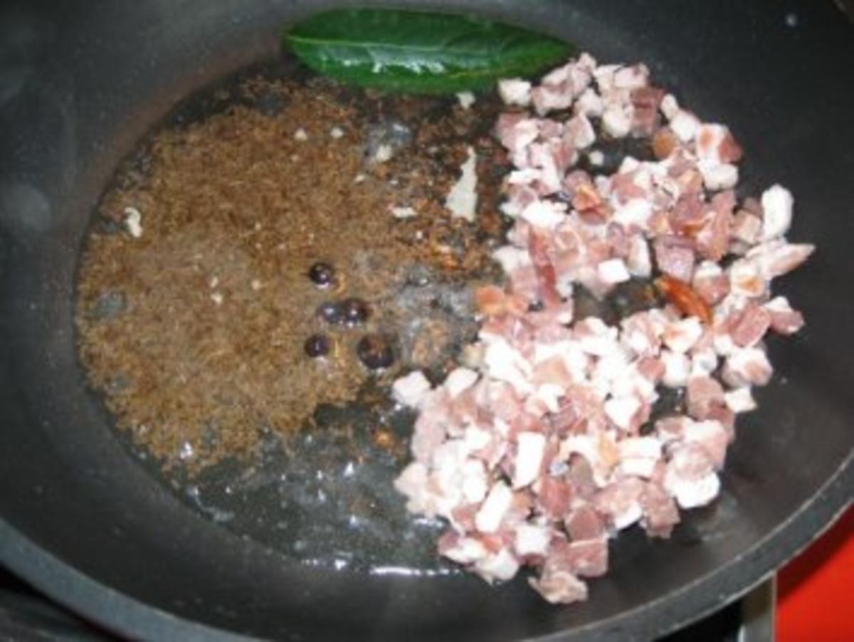 Solberrippchen auf Sauerkraut - Rezept - Bild Nr. 5