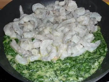 Garnelen - Grapefruit - Spinatpfanne - Rezept - Bild Nr. 4