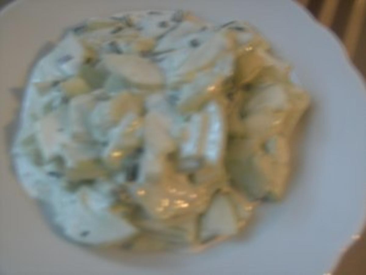 Saure Sahne Dip- selbst gemacht mit einer Salatgurke vereint . ;-) - Rezept - Bild Nr. 6