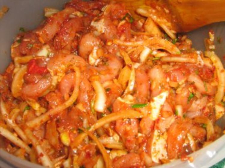 Gyros mit Tsatsiki Zaziki an Reis - einfach - 74 kcal/100g