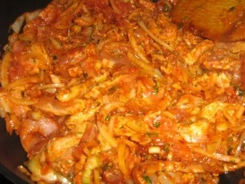 Rezept: Gyros mit Tsatsiki (Zaziki) an Reis Bild Nr. 4 Gyros mit Tsatsiki (Zaziki) an Reis - Rezept - Bild Nr. 4