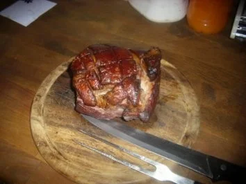 Hauptgericht: Schwindelbraten aus dem Schweineschinken - Rezept - Bild Nr. 4