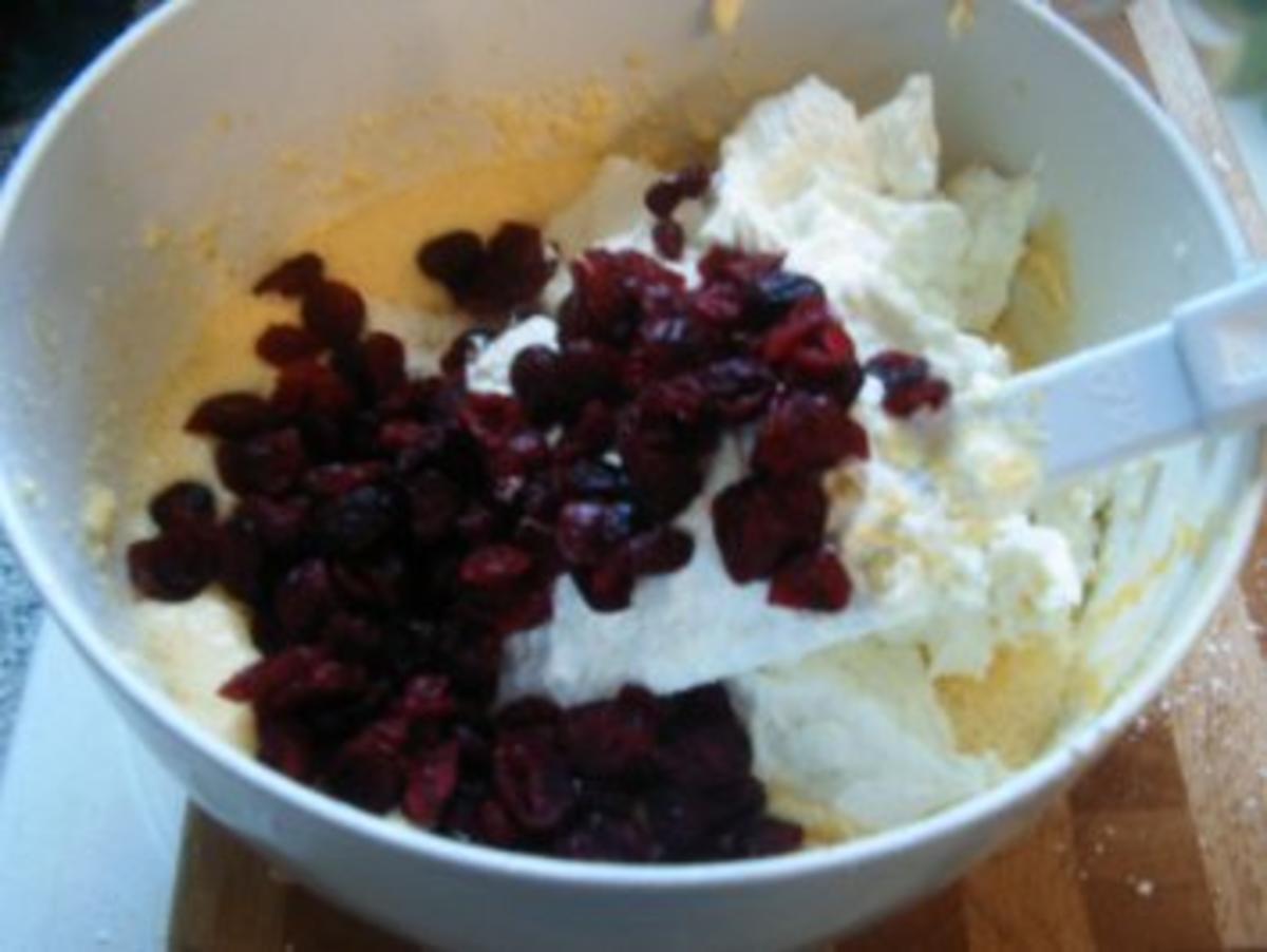 Mohn-Quarkkuchen mit Cranberry - Rezept - Bild Nr. 7