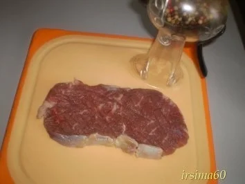 Rumpsteak mit Gemüse überbacken - Rezept - Bild Nr. 3