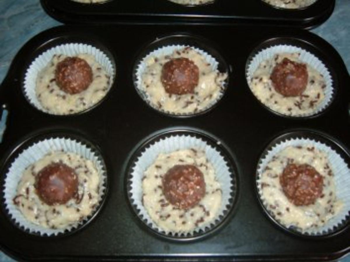 Kuchen Muffins mit Ferrero Rocher - schnell &amp; einfach - von SCHNEEROSE