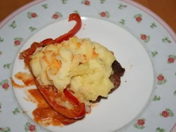 Rezept: Schnitzel mit überbackenem Püree Bild Nr. 3 Schnitzel mit überbackenem Püree - Rezept - Bild Nr. 3