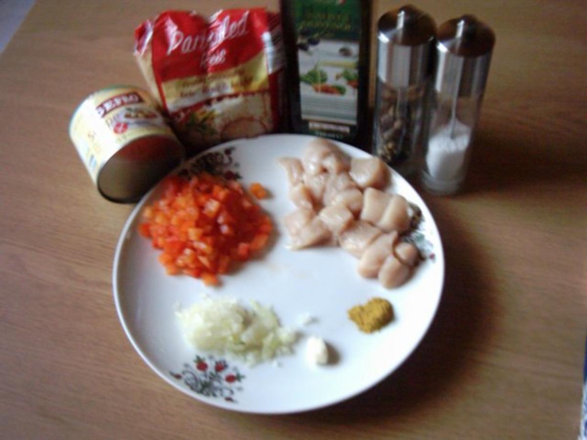 Hähnchenpfanne mit Reis - Rezept - Bild Nr. 2