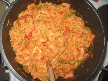 Bunter Nudeltopf mit Käse - Rezept - Bild Nr. 2