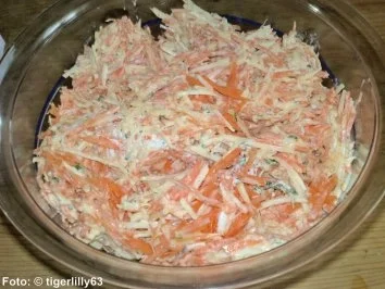 Rezept: Sylvia's Rohkost-Salat Sylvia's Rohkost-Salat - Rezept