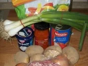 Rezept: Hackfleisch-Kartoffeltopf a la Oldi Hackfleisch-Kartoffeltopf a la Oldi - Rezept