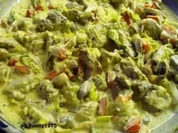 Geschnetzeltes in Frischkäsesoße - Rezept