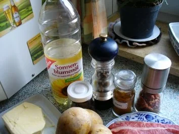 Pikante Pfirsichstücke auf Entrecôtes - Rezept - Bild Nr. 3