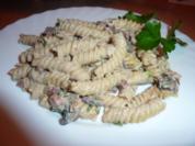 Fl/Schwein: Nudel in Champignonsoße - Rezept