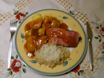 Rezept: Kaßler mit Sauerkraut Kaßler mit Sauerkraut - Rezept